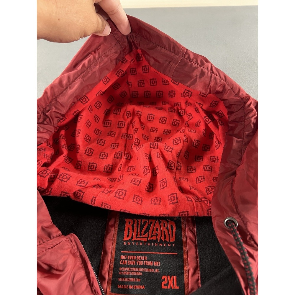Blizzard Entertainment Diablo 2018 Video Game Sweatshirt Jacket Mens Size 2XL - Picture 4 of 10